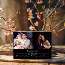 Jetzt und dann Fotos Silver Text Anniversary Foto