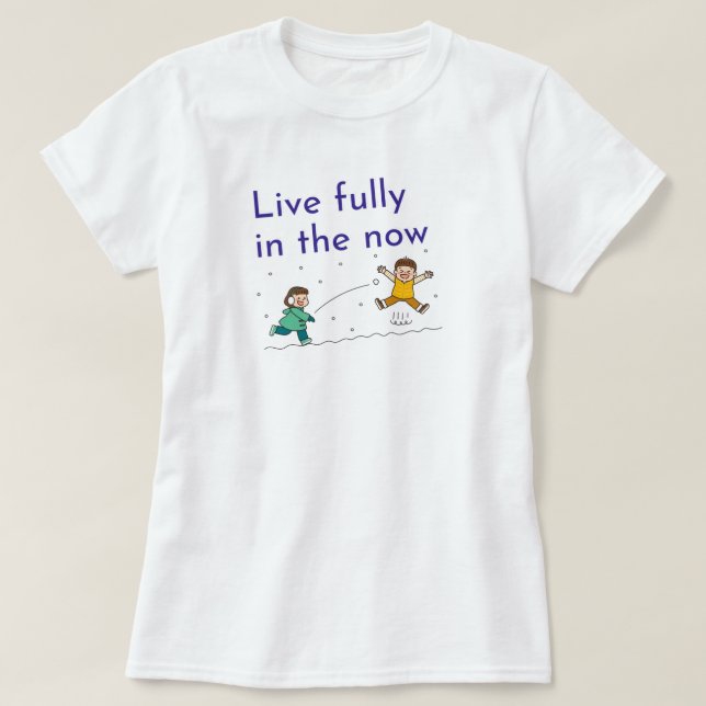 Jetzt voll leben | Fozos T-Shirt (Design vorne)
