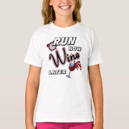Jetzt Wein später laufen - Alles Sport T-Shirt