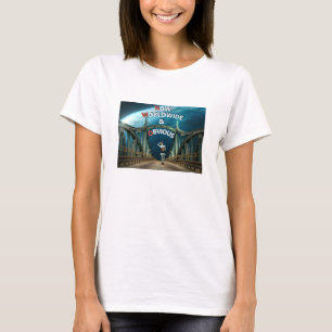 Jetzt weltweit und offensichtlich (leicht) T - Shi T-Shirt
