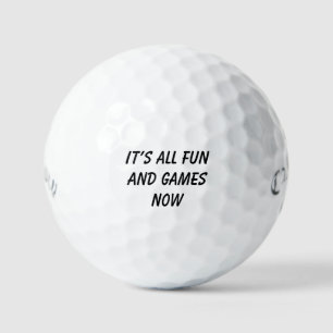 'Jetzt wird's lustig' Rentengeschenk Golfball