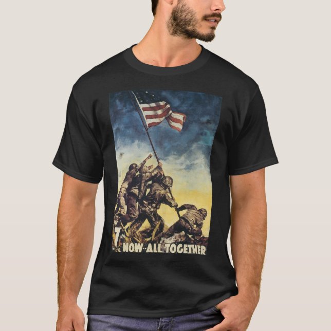 Jetzt zusammen den 2. Weltkrieg T-Shirt (Vorderseite)