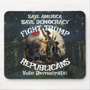 JetztStimmen Politisch Patriotisch Trump Republika Mousepad