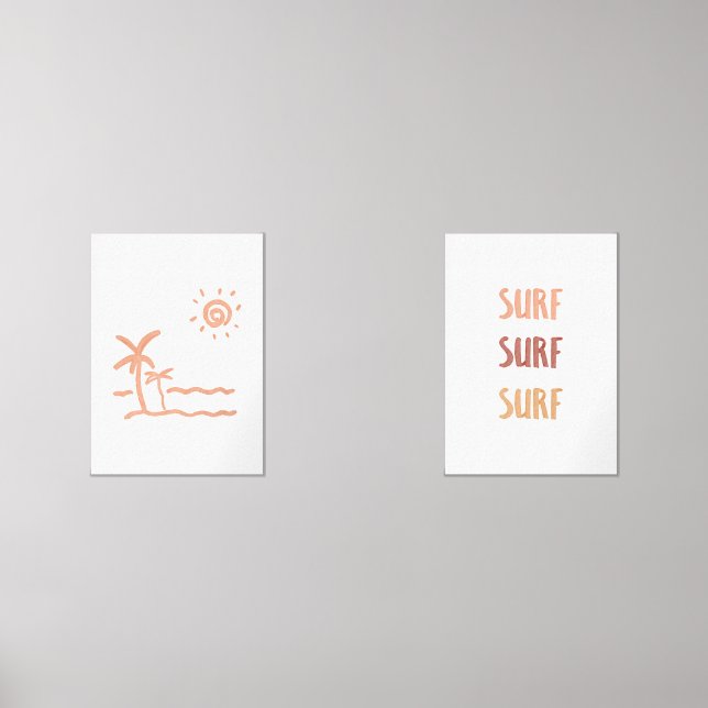 jeu de 2 surfs et de plage (Recto)