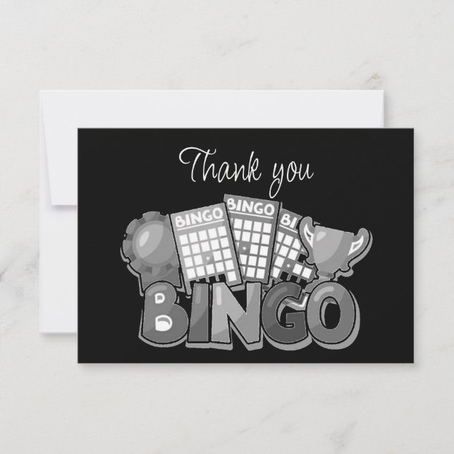 Jeu de Bingo Merci (Devant)
