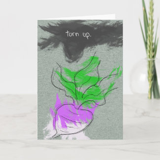 Jeu de carte d'anniversaire végétarien blague végé