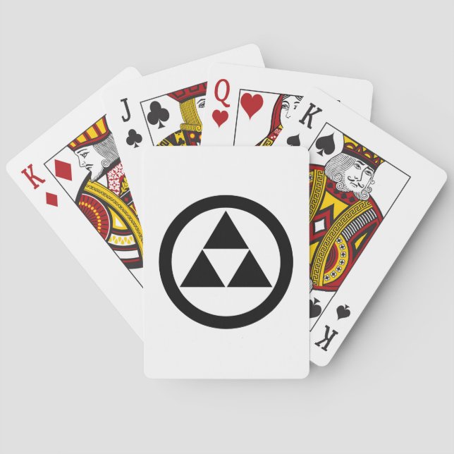JEU DE CARTES 丸 に つ 鱗  ク 三 ン (dos)