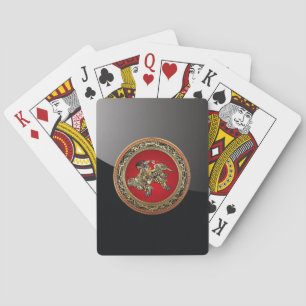 Jeu De Cartes [100] Hokusai - Shoki Riding Shishi Lion