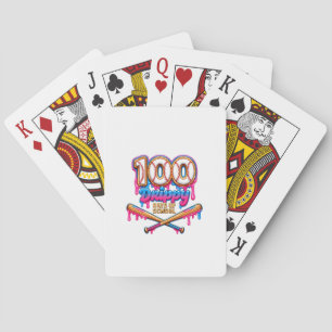 Jeu De Cartes 100 Journées Scolaires Mouillées Baseball Garçons