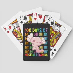 Jeu De Cartes 100 Jours D'Apprentissage Magique École Axolotl