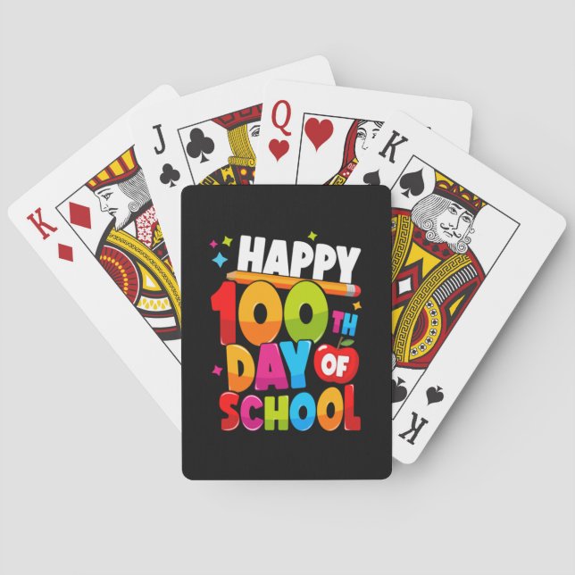 Jeu De Cartes 100 jours d'école 44 (dos)
