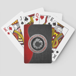 Jeu De Cartes [100] Serpent Dieu Quetzalcoatl [Argent]