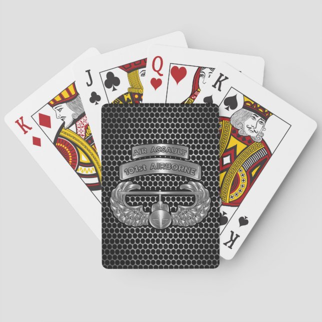 Jeu De Cartes 101e division aéroportée Assaut aérien (dos)
