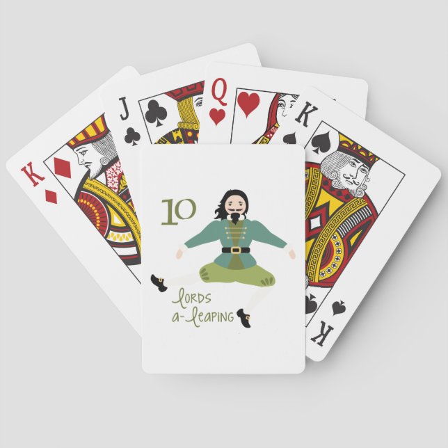 Jeu De Cartes 10 seigneurs qui sautent (dos)