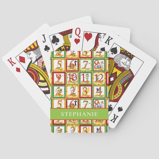 Jeu De Cartes 12 Jours de Noël (dos)