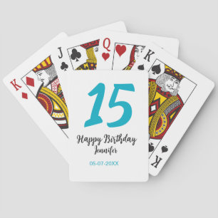 Jeu De Cartes 15e anniversaire quiencenera ajouter date année te