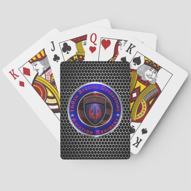 Jeu De Cartes 160e Régiment d'aviation des opérations spéciales  (dos)