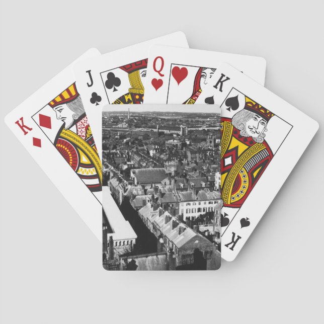 Jeu De Cartes 1859:  La ville de Boston, Massachusetts (dos)