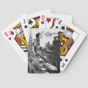 Jeu De Cartes 1859 :  Le trafic et magasins sur la rue de