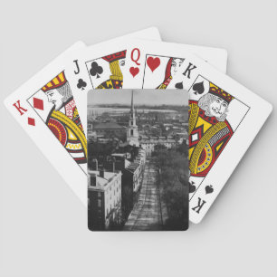 Jeu De Cartes 1859: Vue de Boston depuis State House
