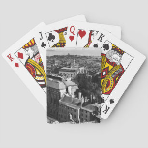 Jeu De Cartes 1859:  Vue de Boston vers le sud