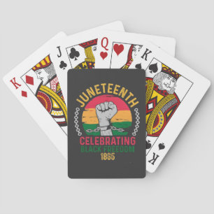 Jeu De Cartes 1865, 1865, fête de la liberté noire