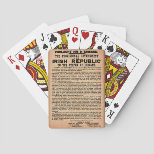 Jeu De Cartes 1916 Proclamation of Ireland Bicycle Playing Cards