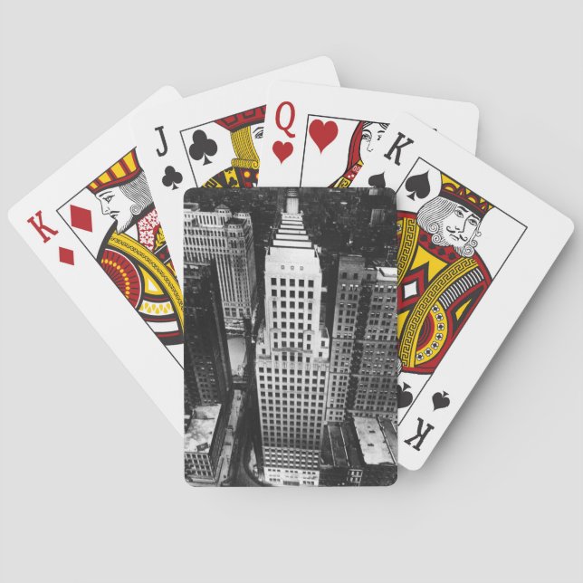 Jeu De Cartes 1960 :  Une vue aérienne d'un gratte-ciel de (dos)