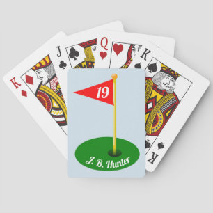 Jeu De Cartes 19ème Trou et votre nom