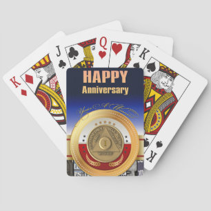 Jeu De Cartes 1 an Coin Anniversaire AA Vous êtes un gagnant Pri