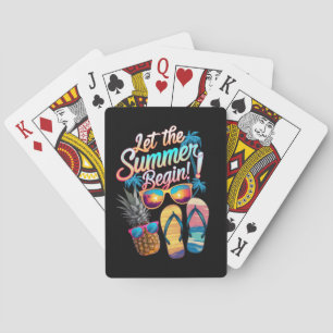 Jeu De Cartes 2025 Laissez l'été commencer 2025 Vacances d'été