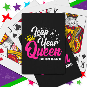 Jeu De Cartes 29 fév Année bissextile Reine Jour bissextile Anni