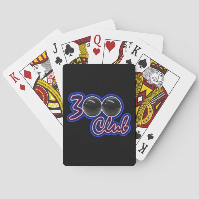 JEU DE CARTES 300 CLUB - JEU PARFAIT AU BOWLING (dos)