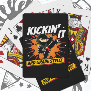 Jeu De Cartes 3e année Ninja Kick Premier jour Retour à l'école