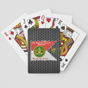 Jeu De Cartes 3e Ligne directrice du régiment de cavalerie blind