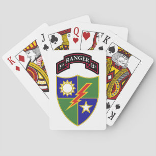 Jeu De Cartes 3ème bataillon - soixante-quinzième cartes de jeu
