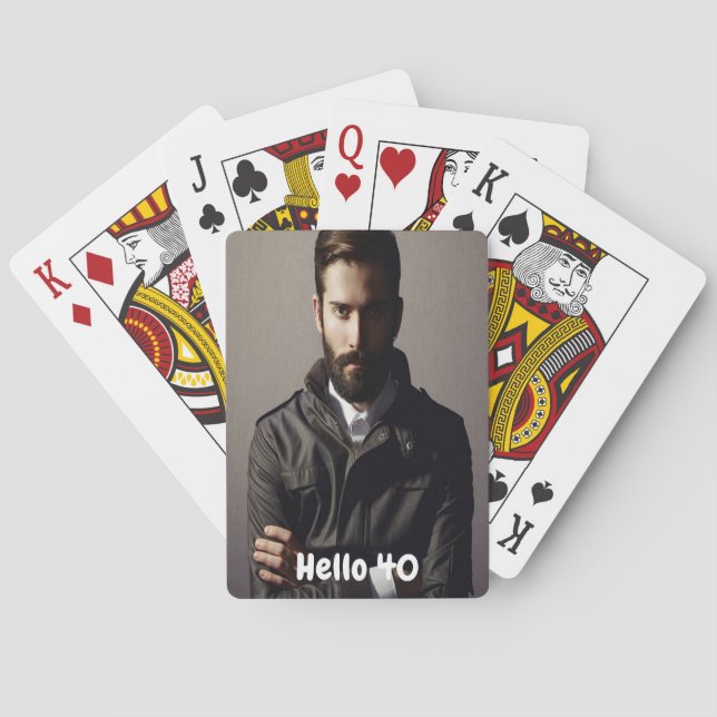 Jeu De Cartes 40e anniversaire hommes bonjour 40 (dos)