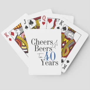 Jeu De Cartes 40e anniversaire Soeurs et bières Mini Fête