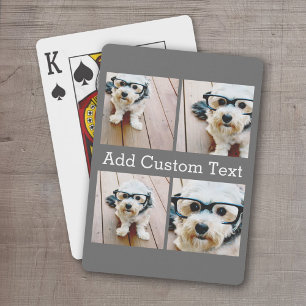 Jeu De Cartes 4 Collage photo - Choisissez votre couleur ARRIÈRE