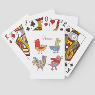 Jeu De Cartes 4 Oiseaux amusants Thunder_Cove