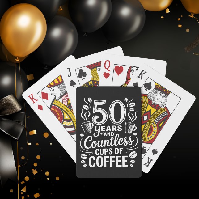 Jeu De Cartes 50 Years and Countless Cups of Coffee  (Créateur téléchargé)