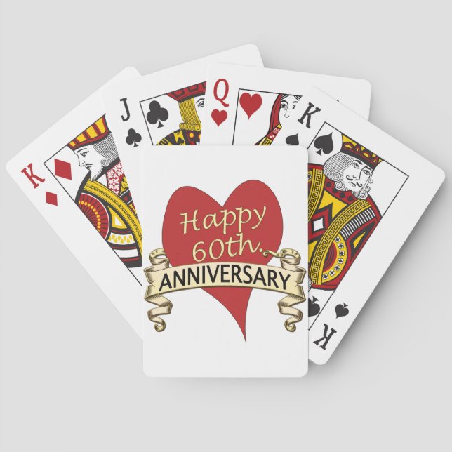 Jeu De Cartes 60 Anniversaire (dos)