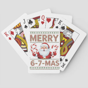 Jeu De Cartes 67 Noël Joyeux 6 7 Mas Ugly Xmas Six Sept