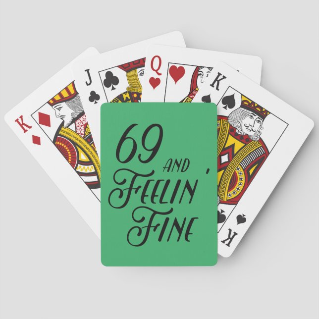Jeu De Cartes 69 et Feelin' Fine (dos)