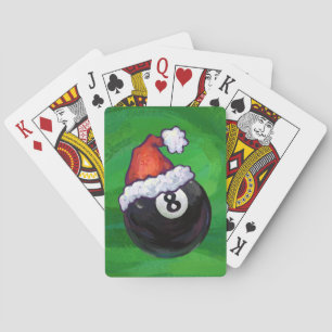 Jeu De Cartes 8 Bal Christmas Green