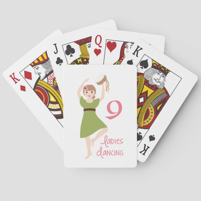 Jeu De Cartes 9 Dames dansantes (dos)