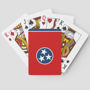 Jeu de cartes à jouer avec le drapeau du Tennessee