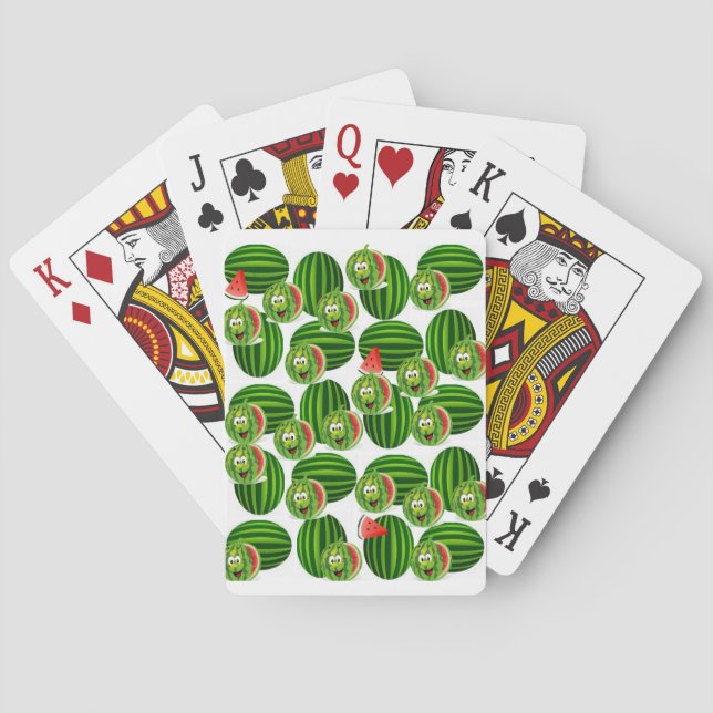 Jeu de cartes à jouer Pastèque (dos)