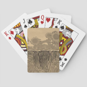 Jeu de cartes à jouer Tournesol