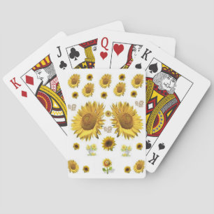 Jeu de cartes à jouer Tournesol